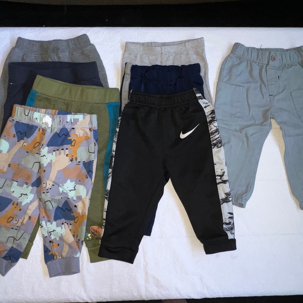Nike & Assorted Pants 18 Months 8 Pairs